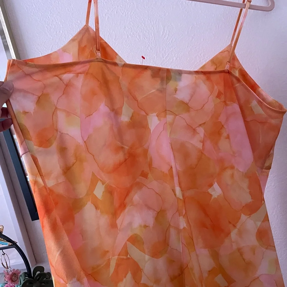Eloquii Apricot Blossom Slip Dress, 20 - Picture 6 of 9